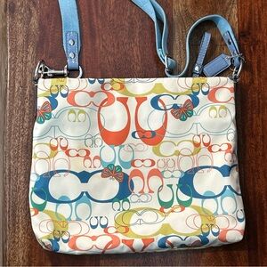 Coach Multicolor Patterned Crossbody Bag